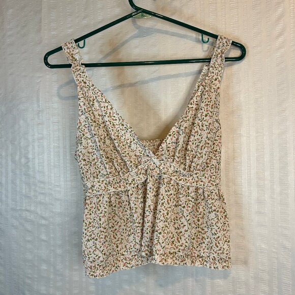 SHEIN Tops - SHEIN Floral Cropped Tank Womens Sz Large
